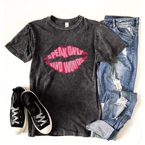 Speak Only Kind Words Vintage Wash Tee
